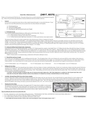 kreg jig mini instruction manual