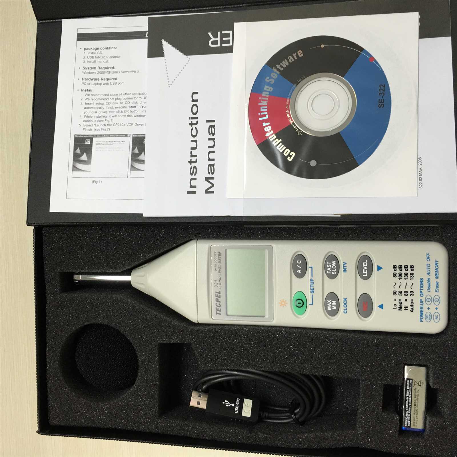 es 332 tachometer instruction manual