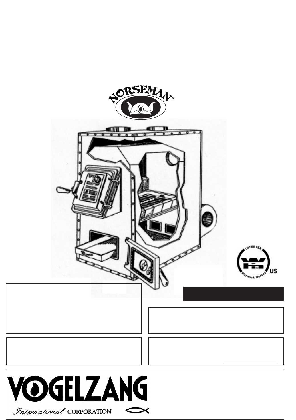 norseman wood heater instruction manual