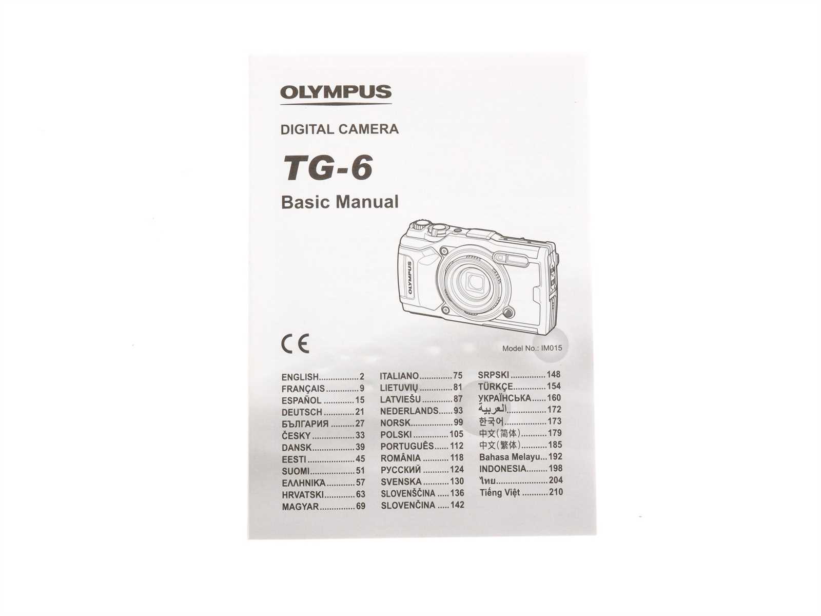 olympus tg 5 instruction manual