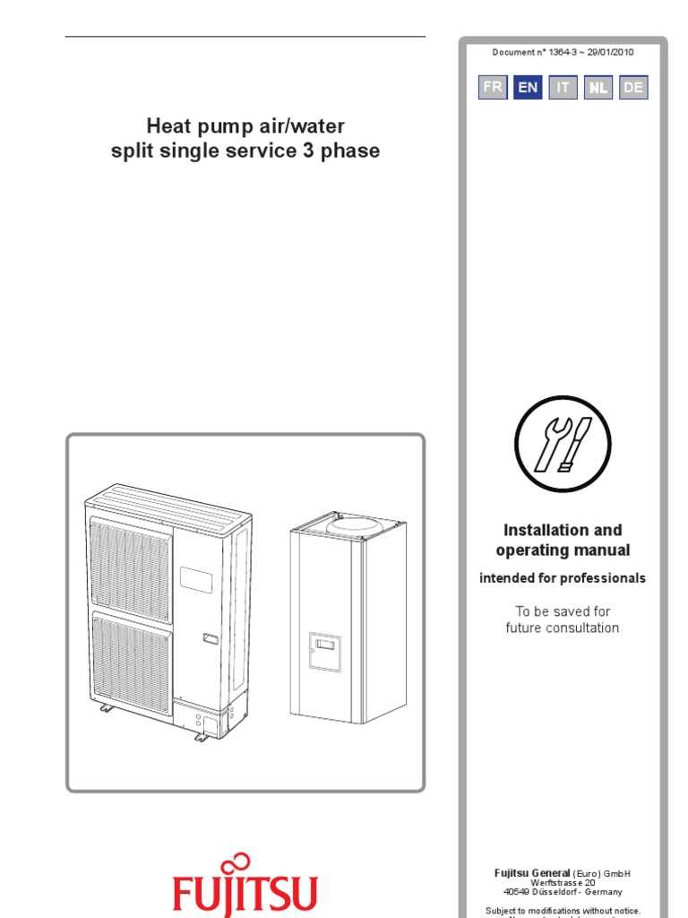 fujitsu mini split installation instructions manual