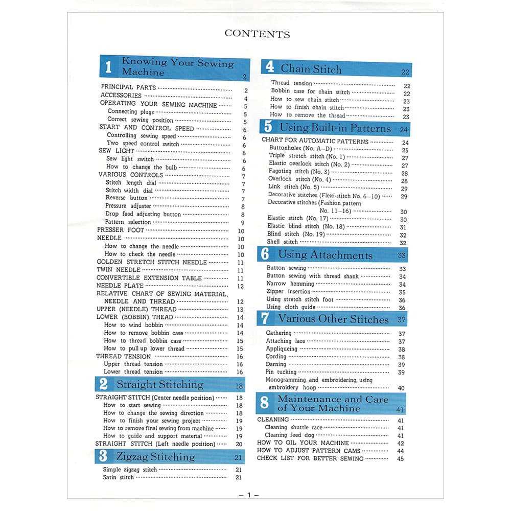 brother xl 5500 instruction manual