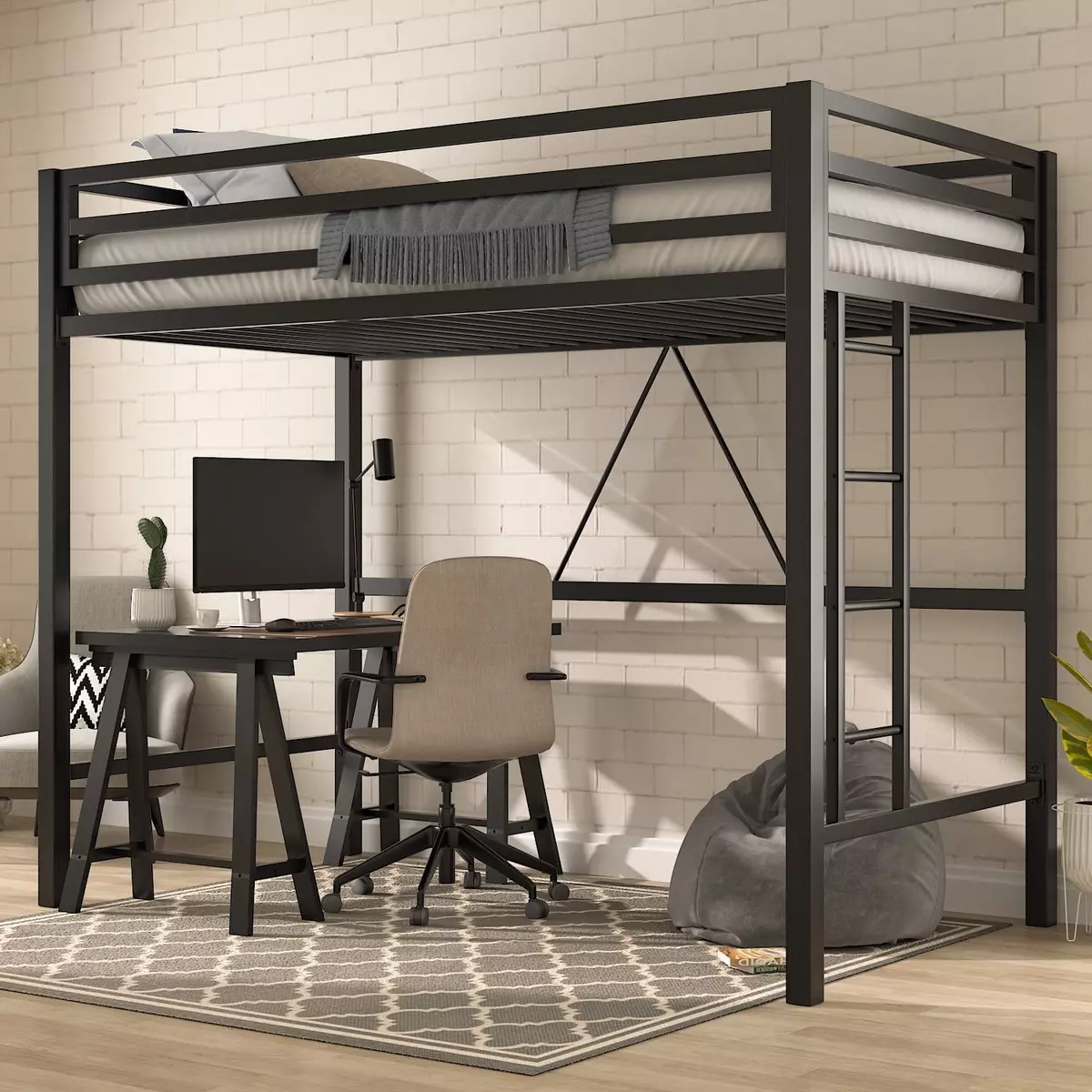 your zone metal loft bed instruction manual