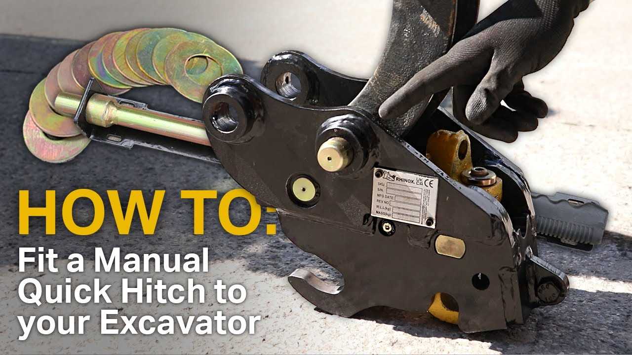 jcb manual quick hitch instructions