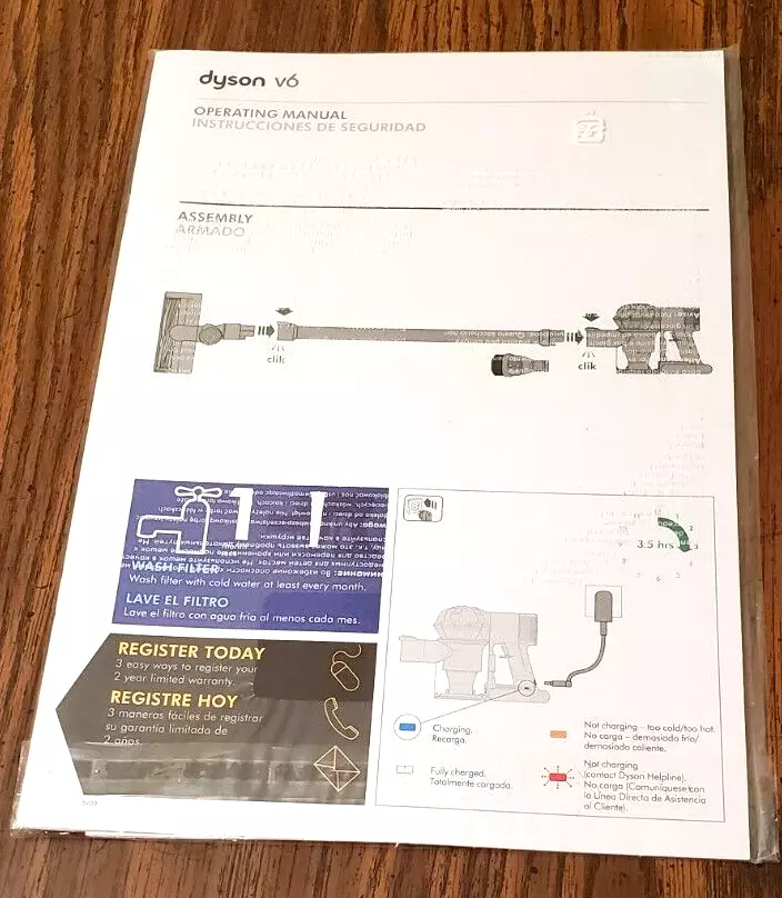 dyson v11 animal instruction manual