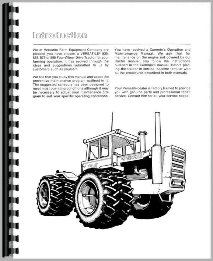 instructional manual of farm equipment