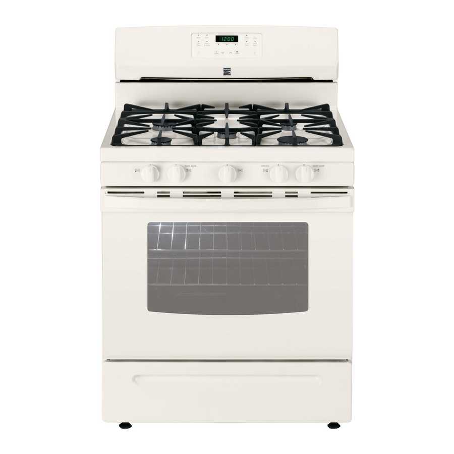 kenmore range instruction manual
