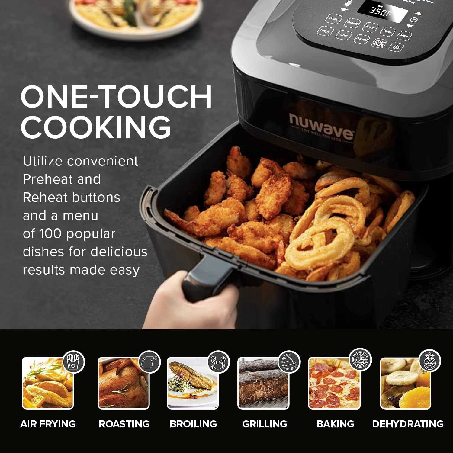 nuwave brio air fryer 8 qt instruction manual