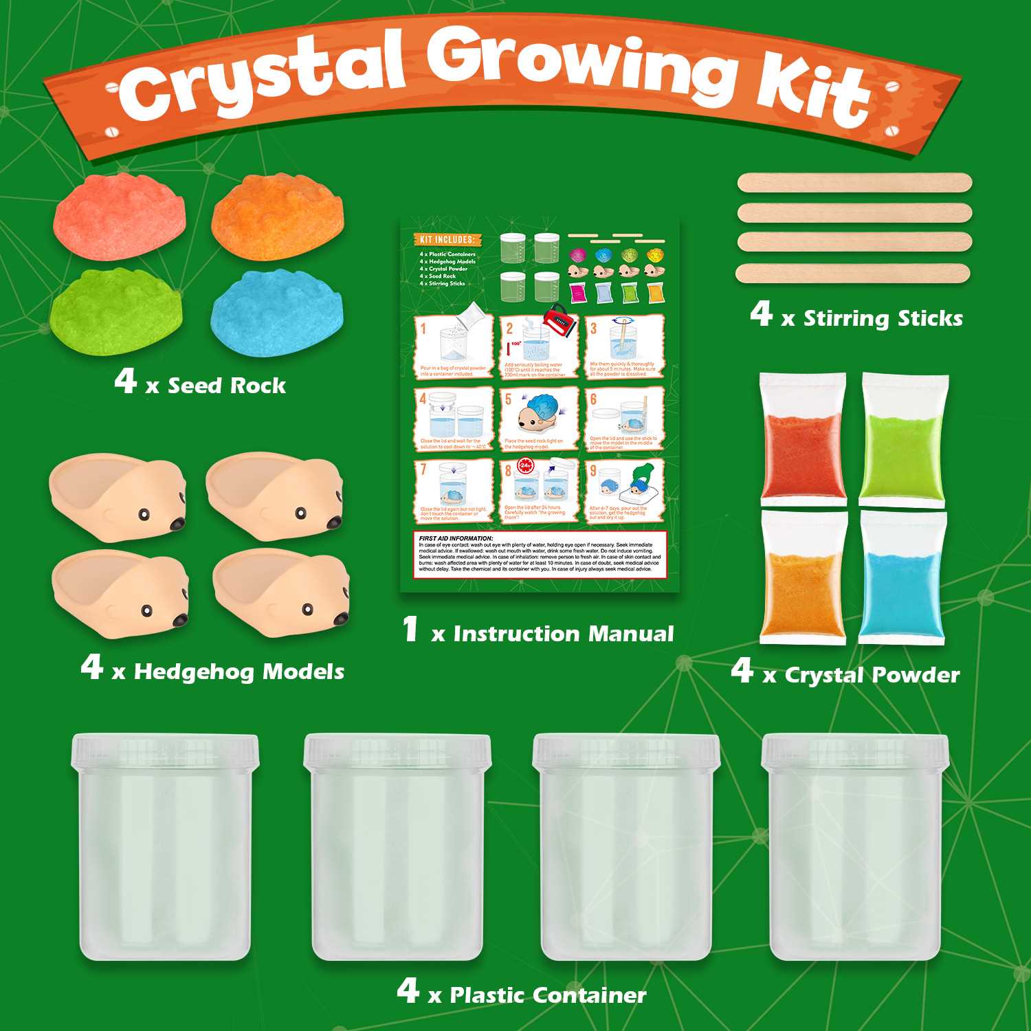 instruction manual crystal growing experimental kit instructions