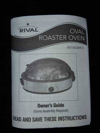 rival roaster instruction manual