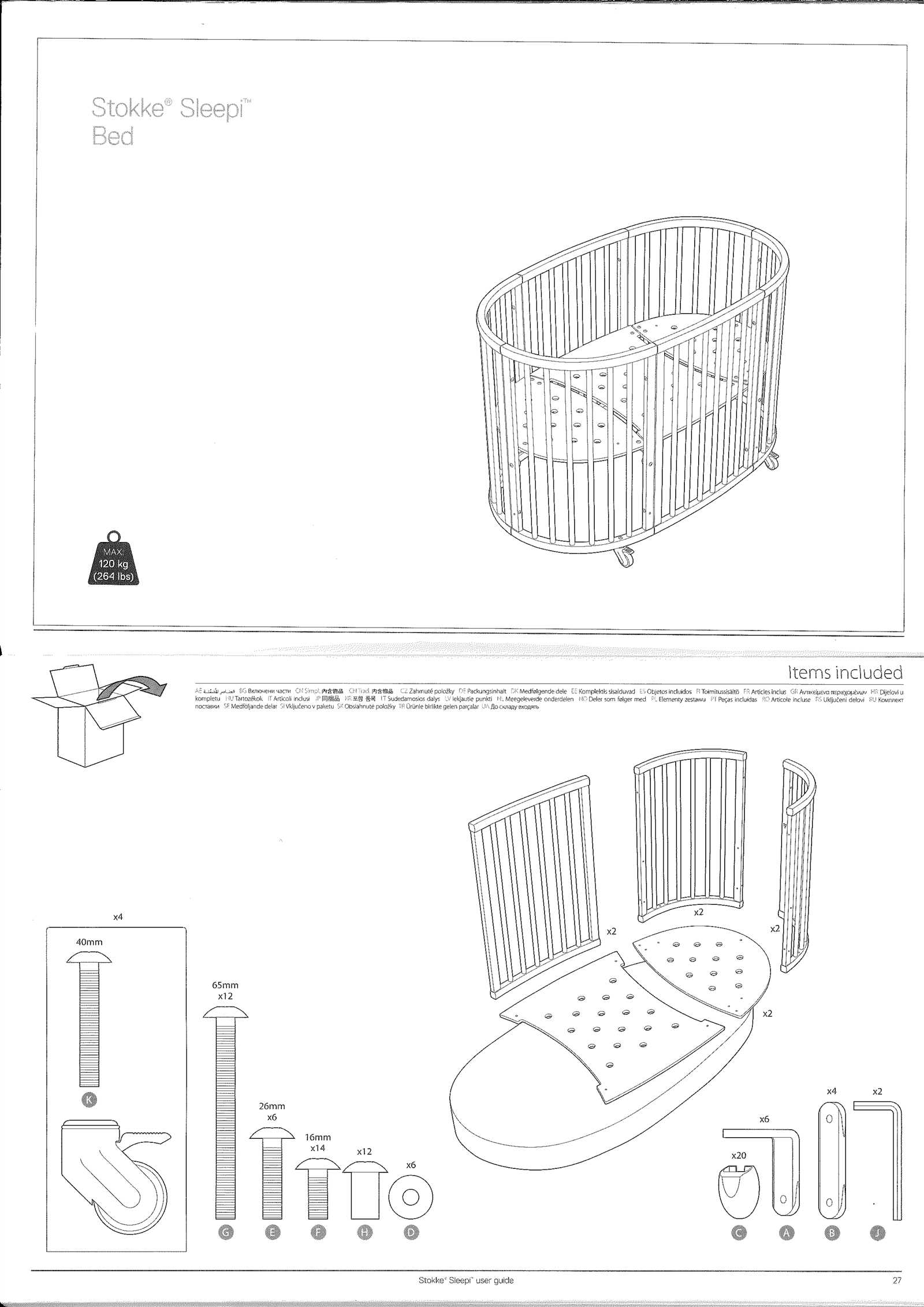 stokke sleepi mini crib instruction manual