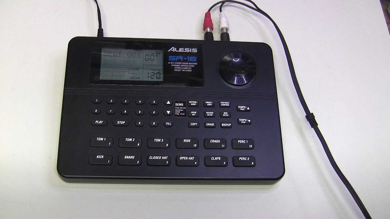 alesis sr 16 instruction manual