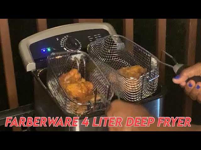 farberware deep fryer instruction manual