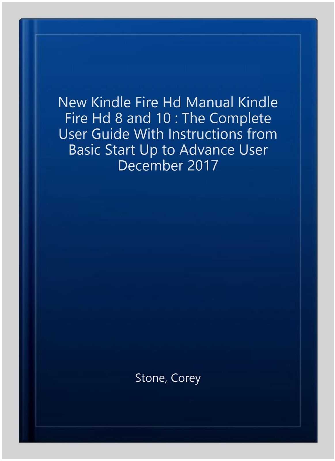 fire hd 10 instruction manual