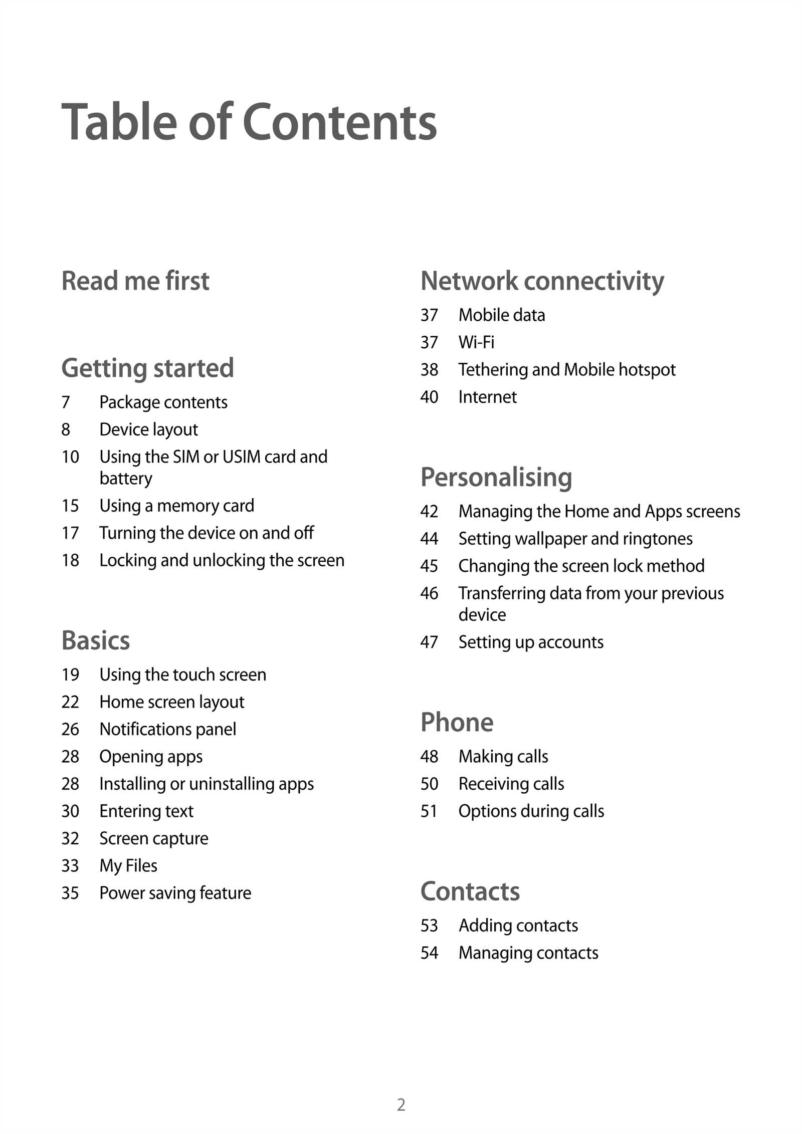 samsung galaxy ace instruction manual