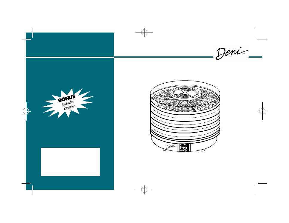 mr coffee food dehydrator instruction manual