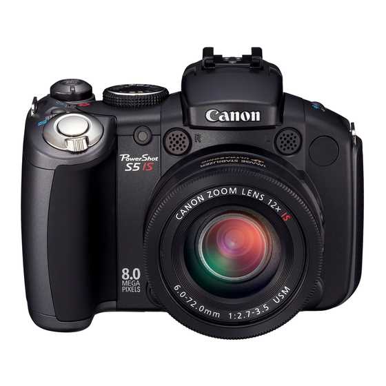 canon powershot s5 is instruction manual