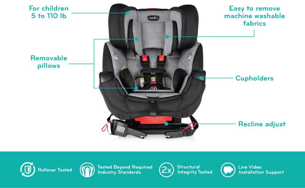 evenflo tribute car seat instruction manual