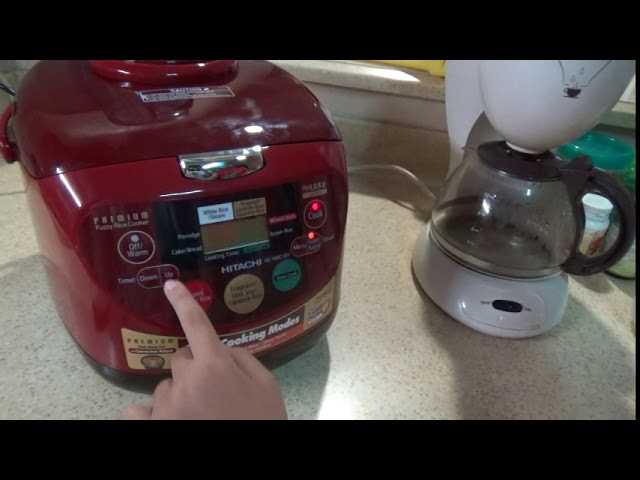 hitachi rice cooker instruction manual