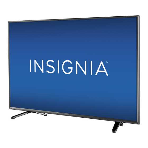 insignia tv instruction manual