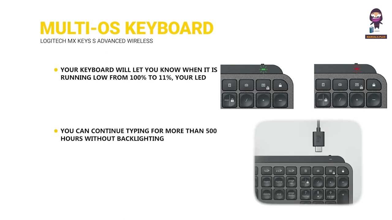 logitech mx keys instruction manual