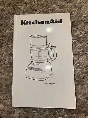 kitchenaid artisan food processor instruction manual