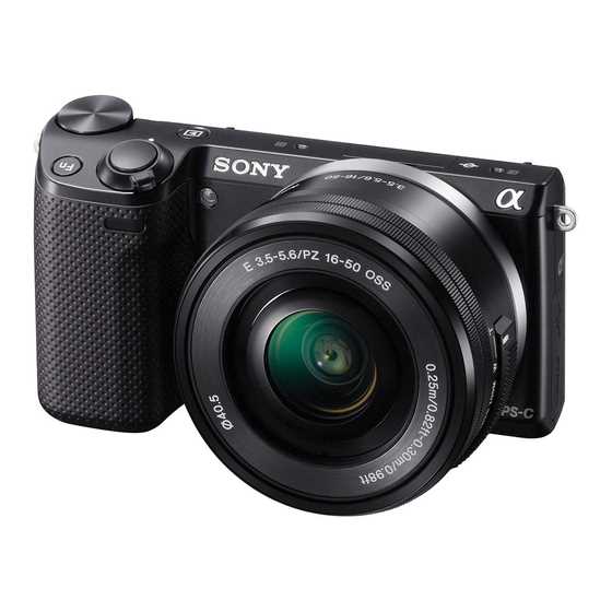 sony nex 6 instruction manual