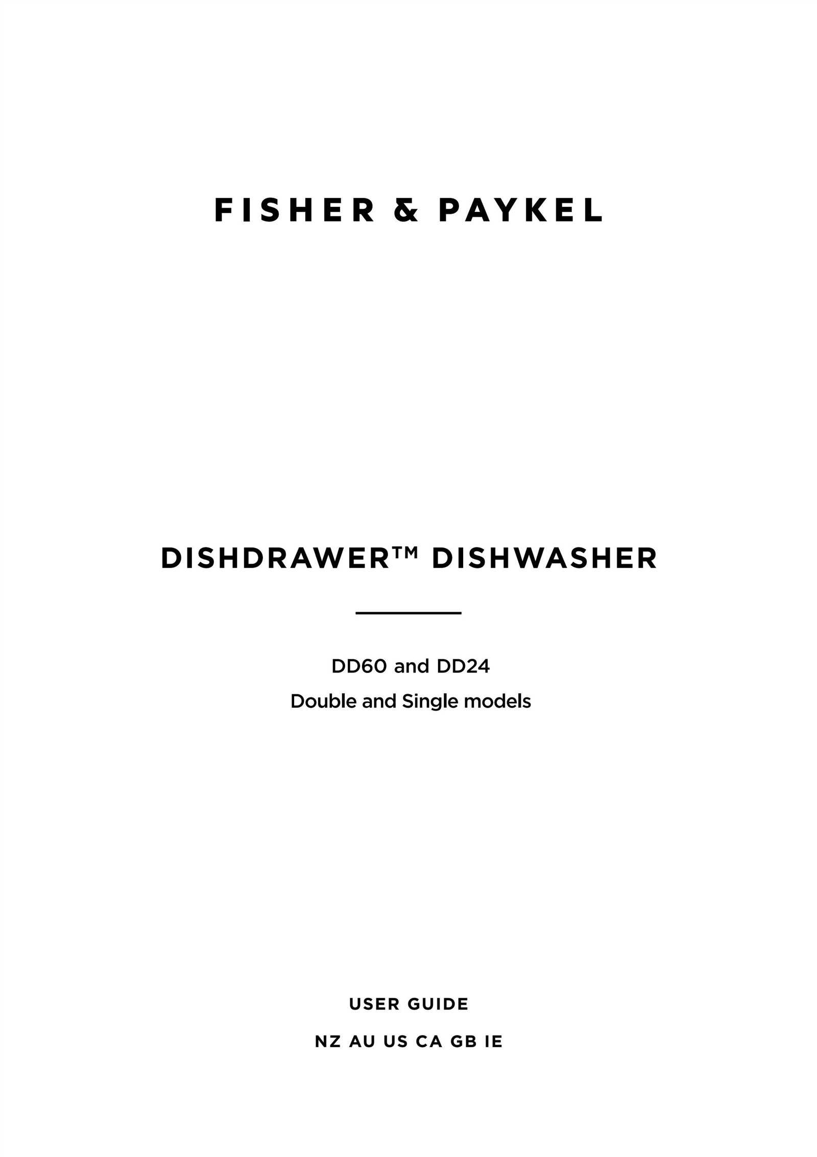 fisher and paykel instruction manual