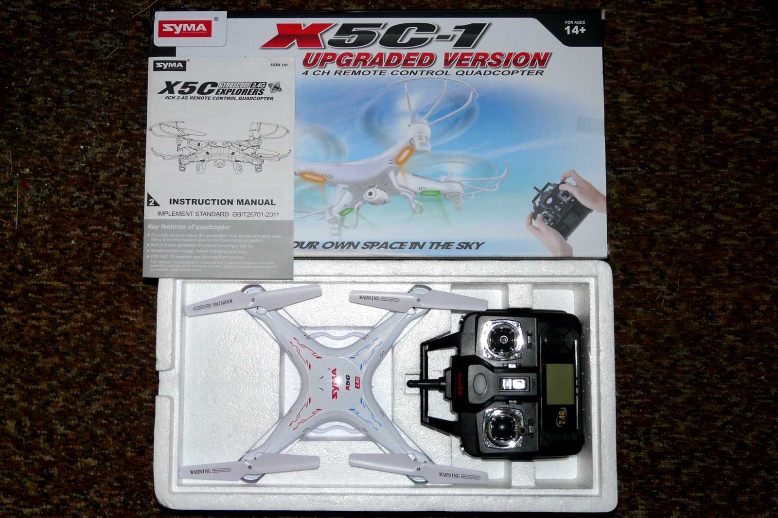 syma x5c instruction manual