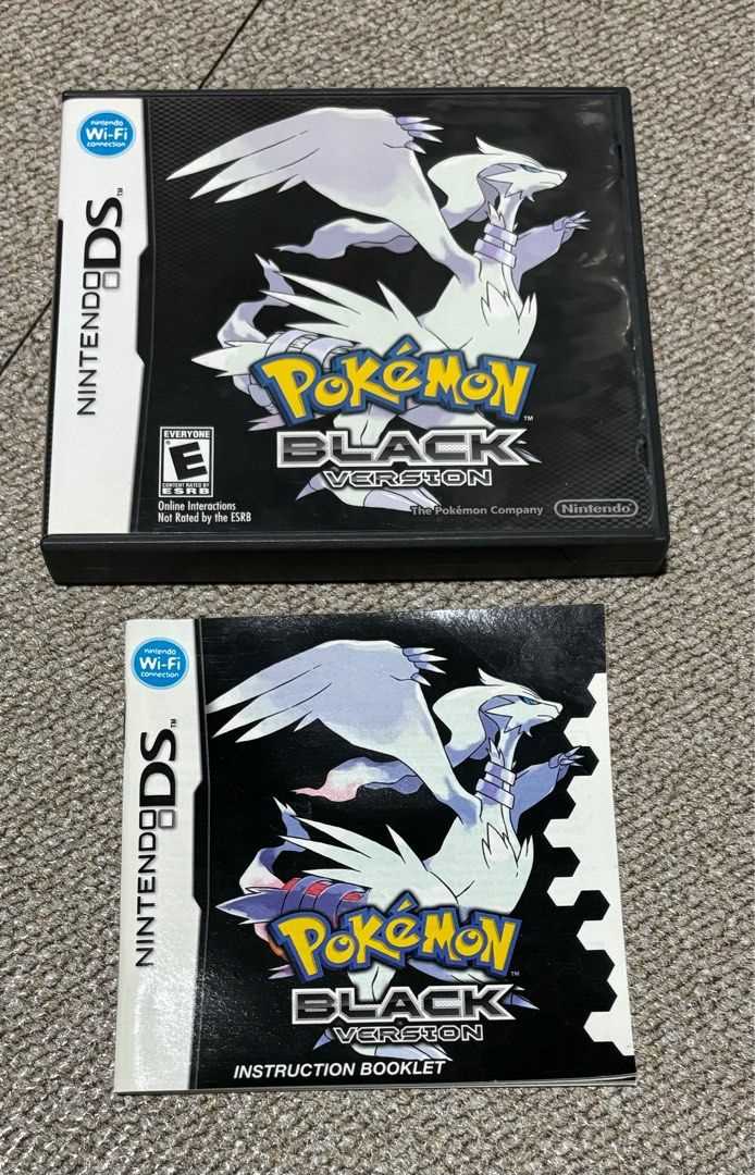 pokemon black instruction manual