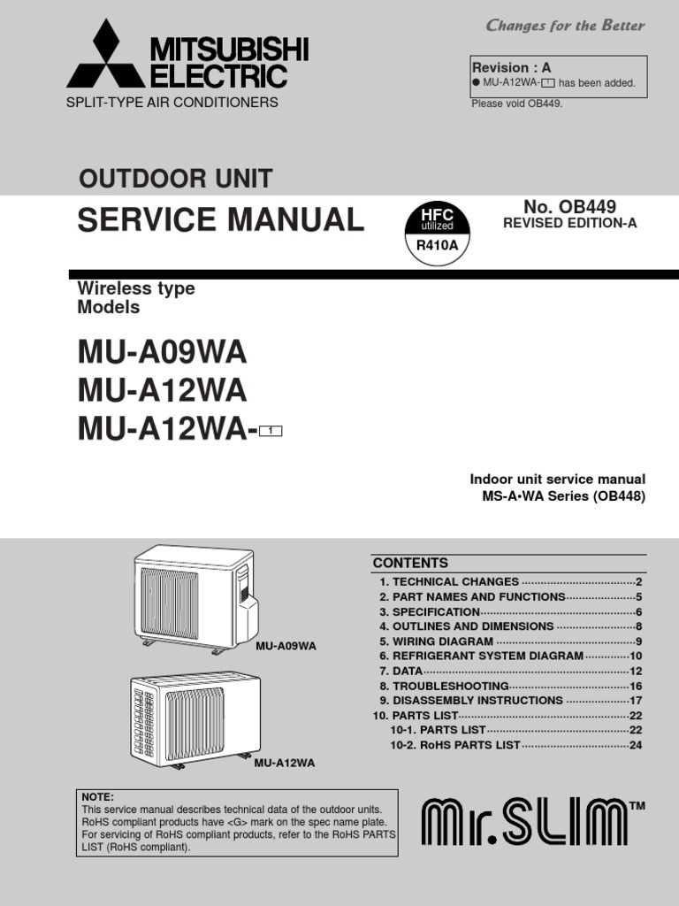 instruction manual for mitsubishi air conditioner