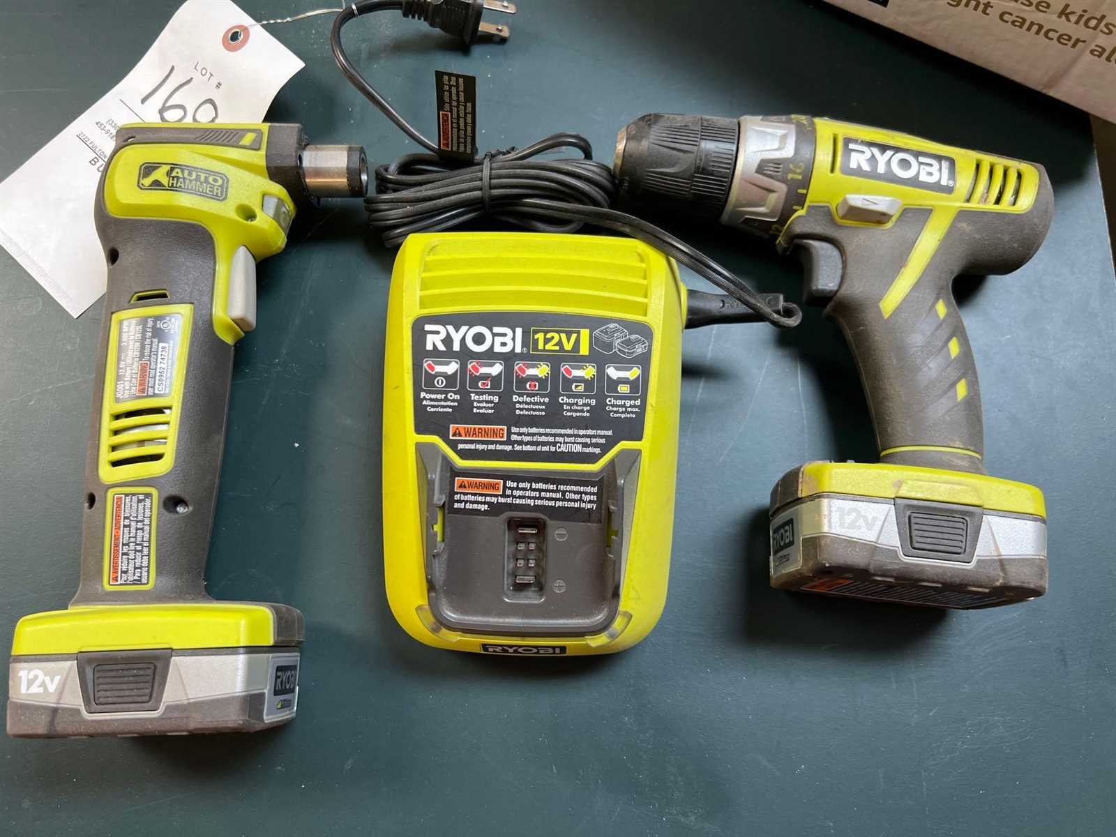 ryobi hammer drill instruction manual