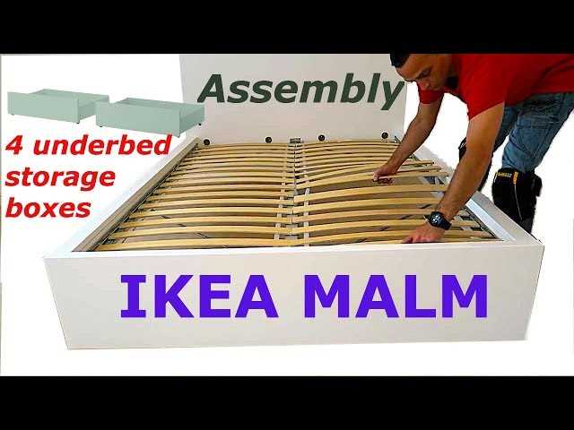 malm bed frame instruction manual