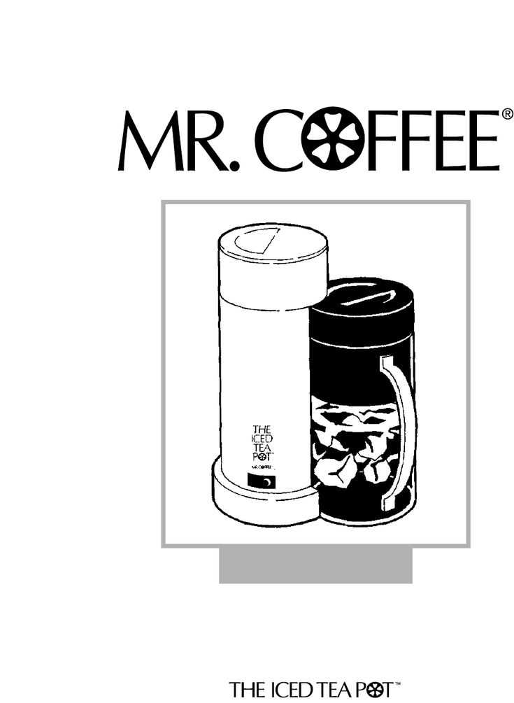 mr coffee coffee maker instruction manual