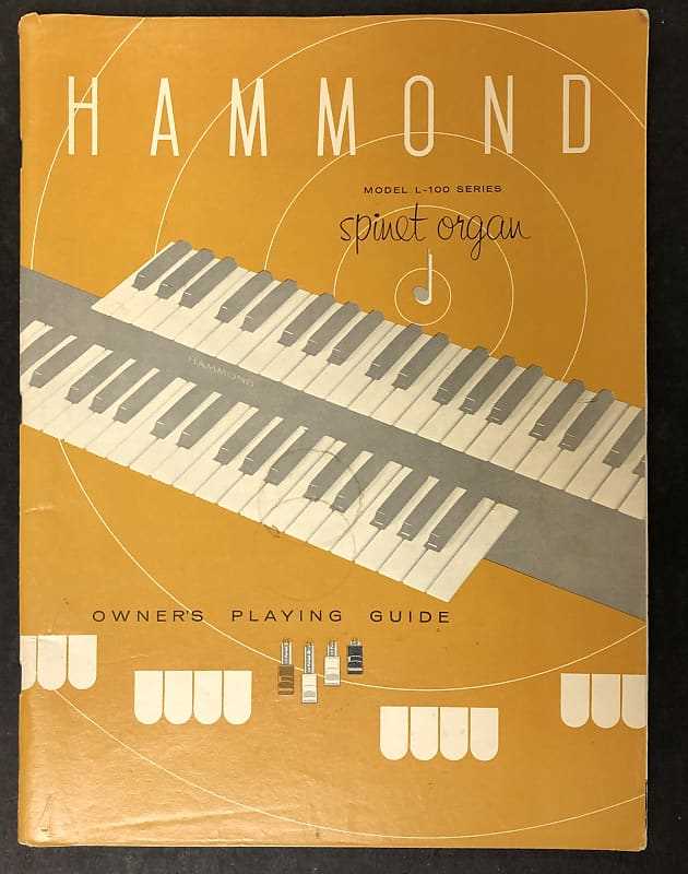 hammond organ instruction manual