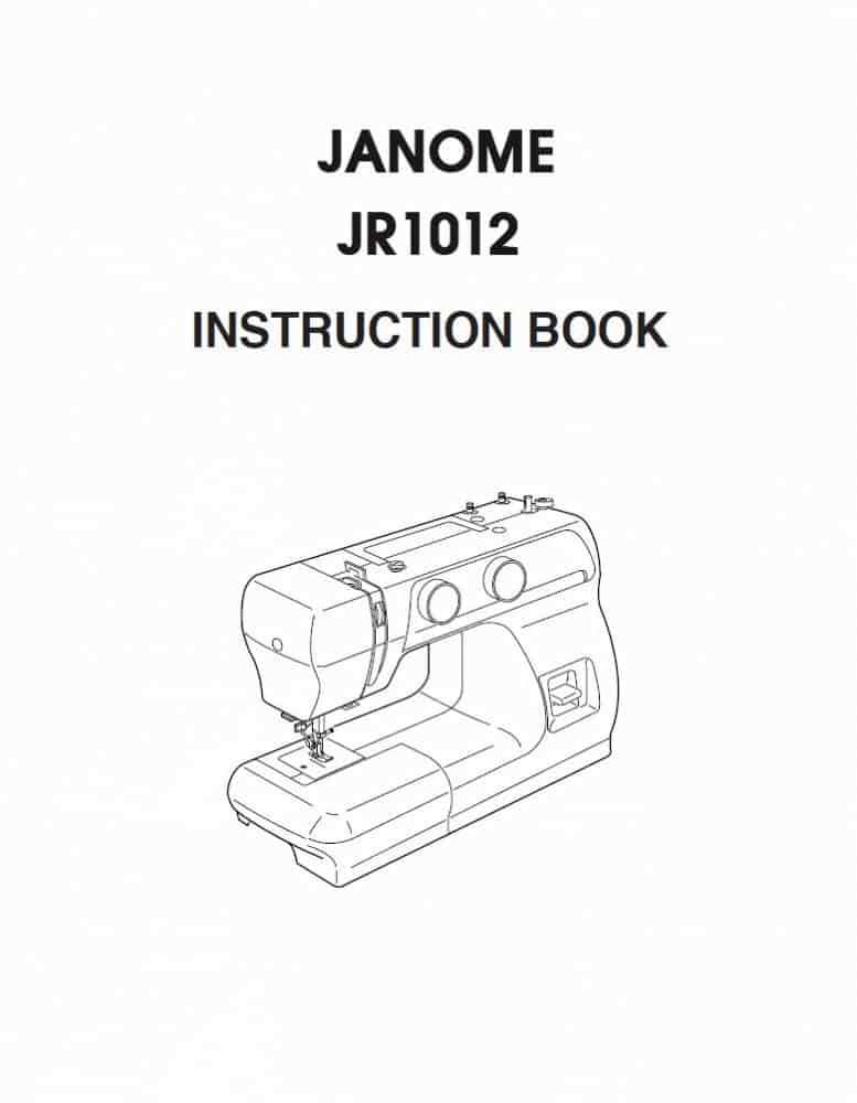 janome instruction manual free download