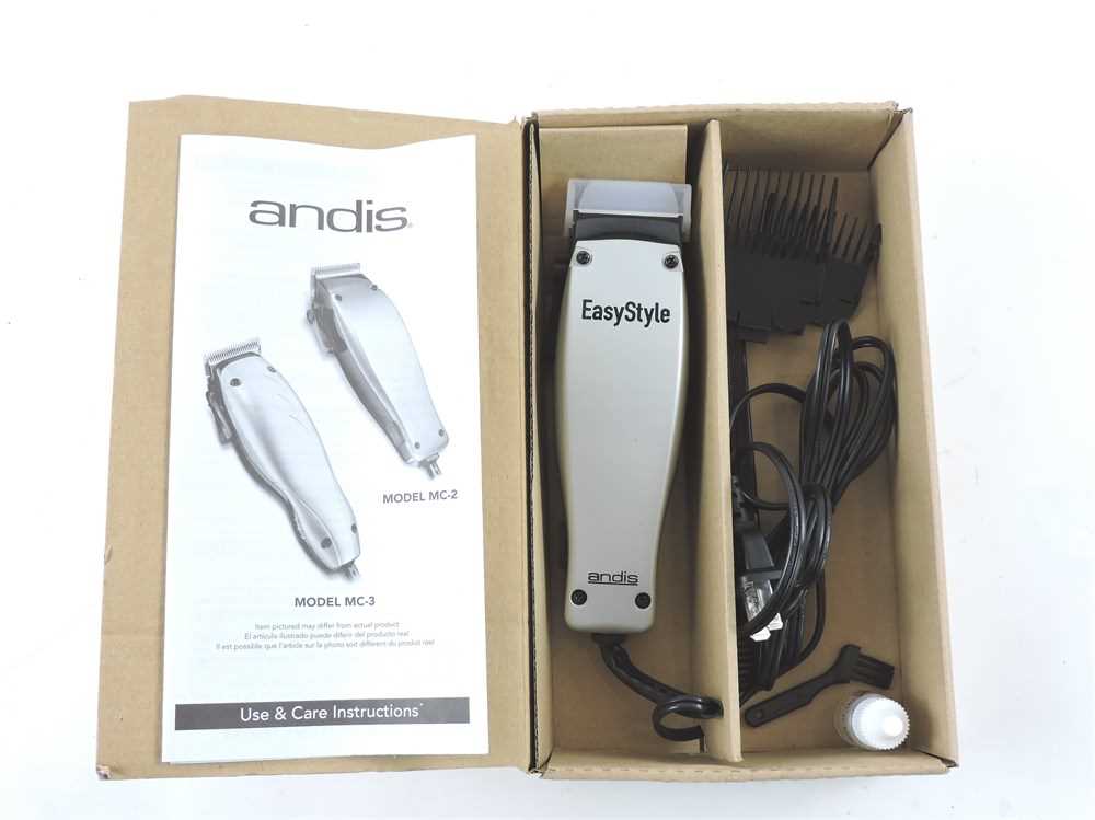 andis clippers instruction manual