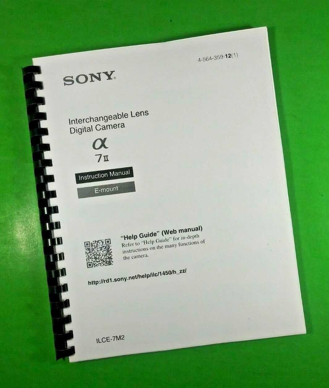 sony a7iv instruction manual