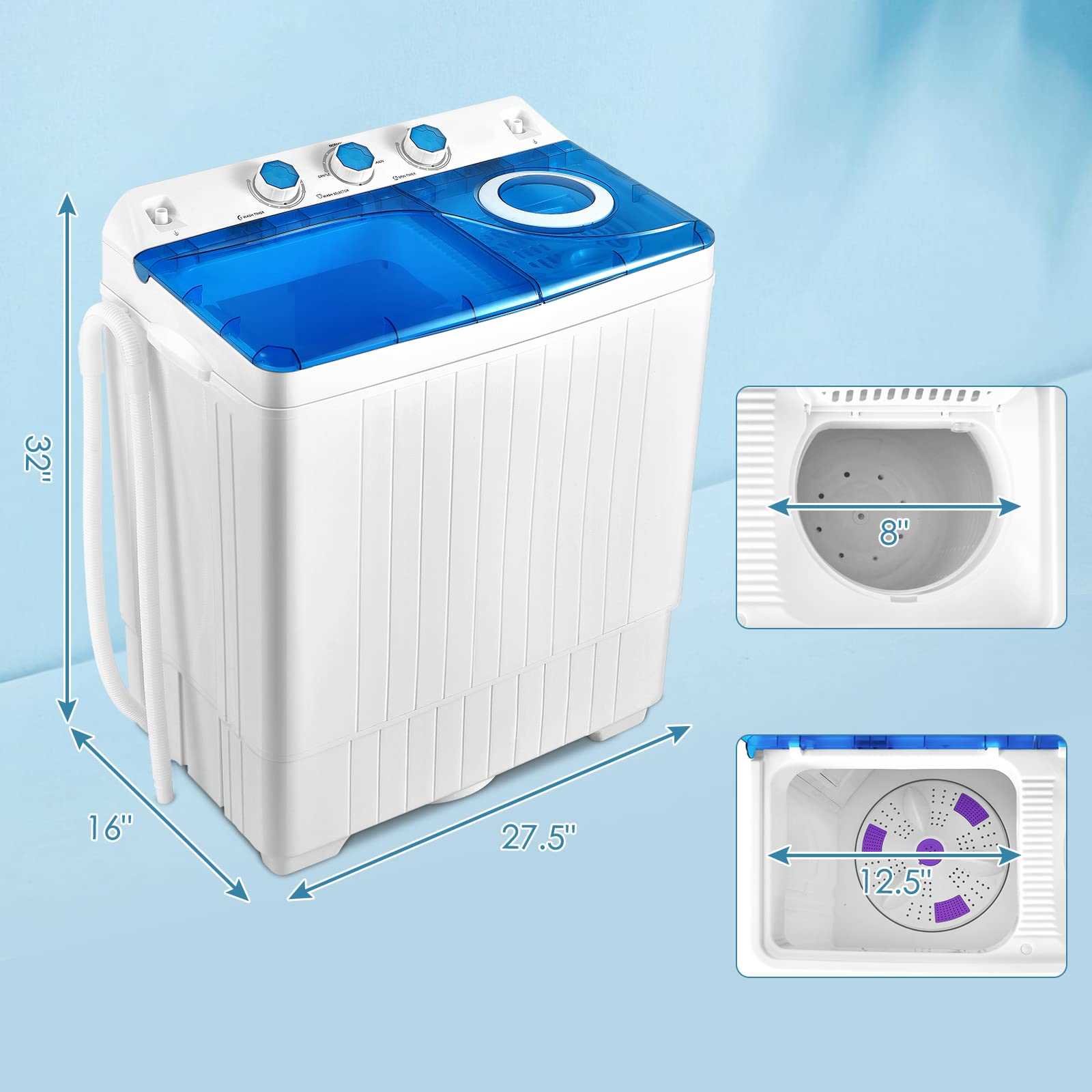 giantex portable washer instruction manual