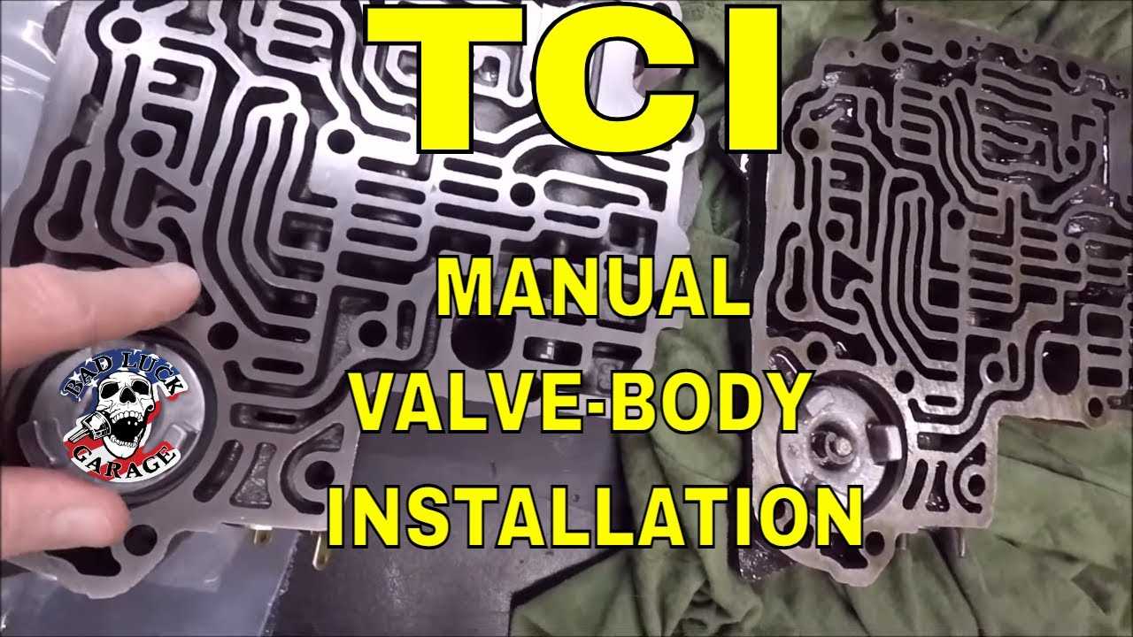 th400 manual valve body instructions