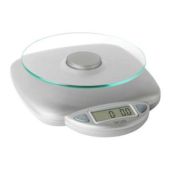 taylor biggest loser scale instruction manual