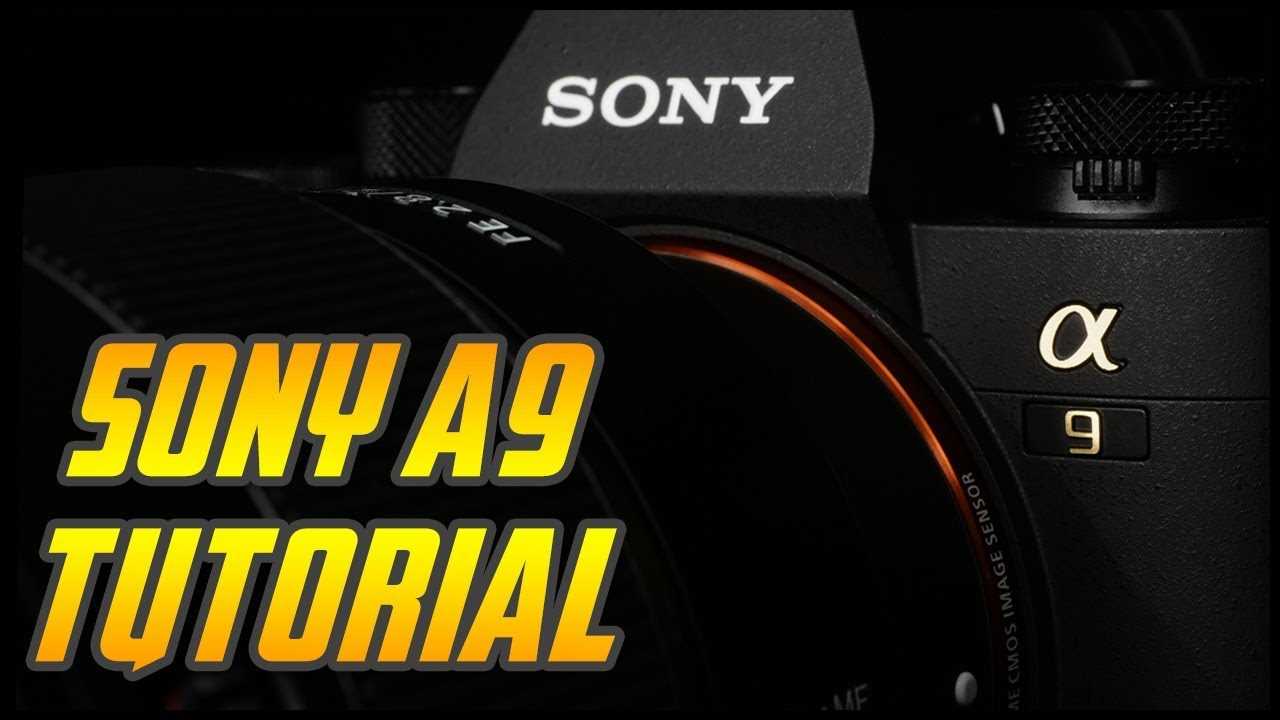 sony a9 instruction manual