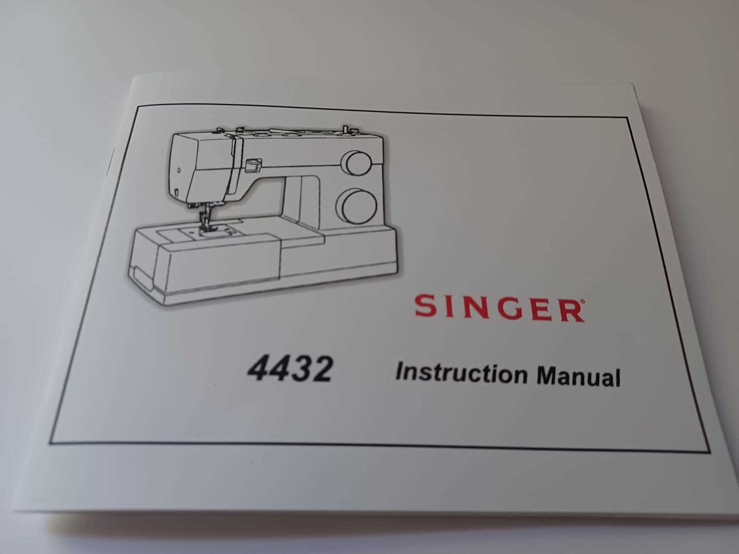 singer heavy duty 4432 instruction manual