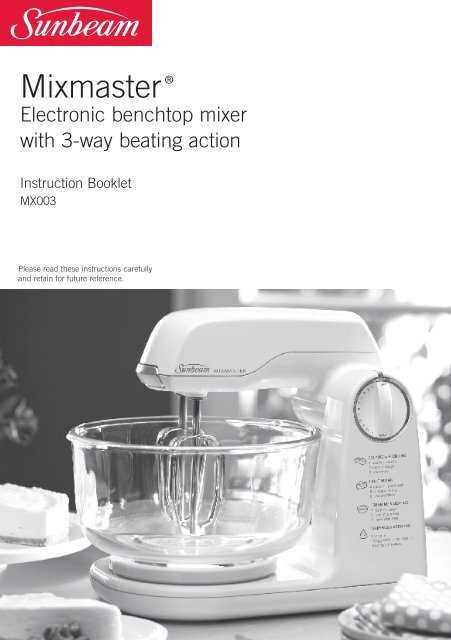 sunbeam microwave instruction manual