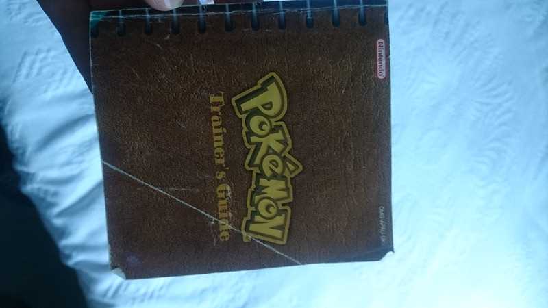 pokemon red and blue instruction manual