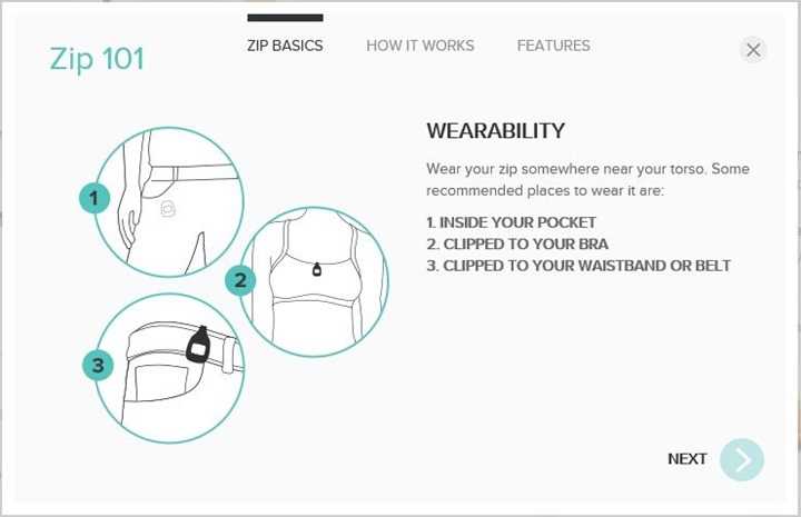 fitbit zip instruction manual