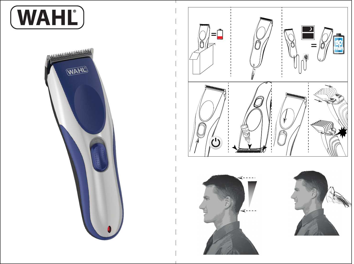 wahl designer clipper instruction manual