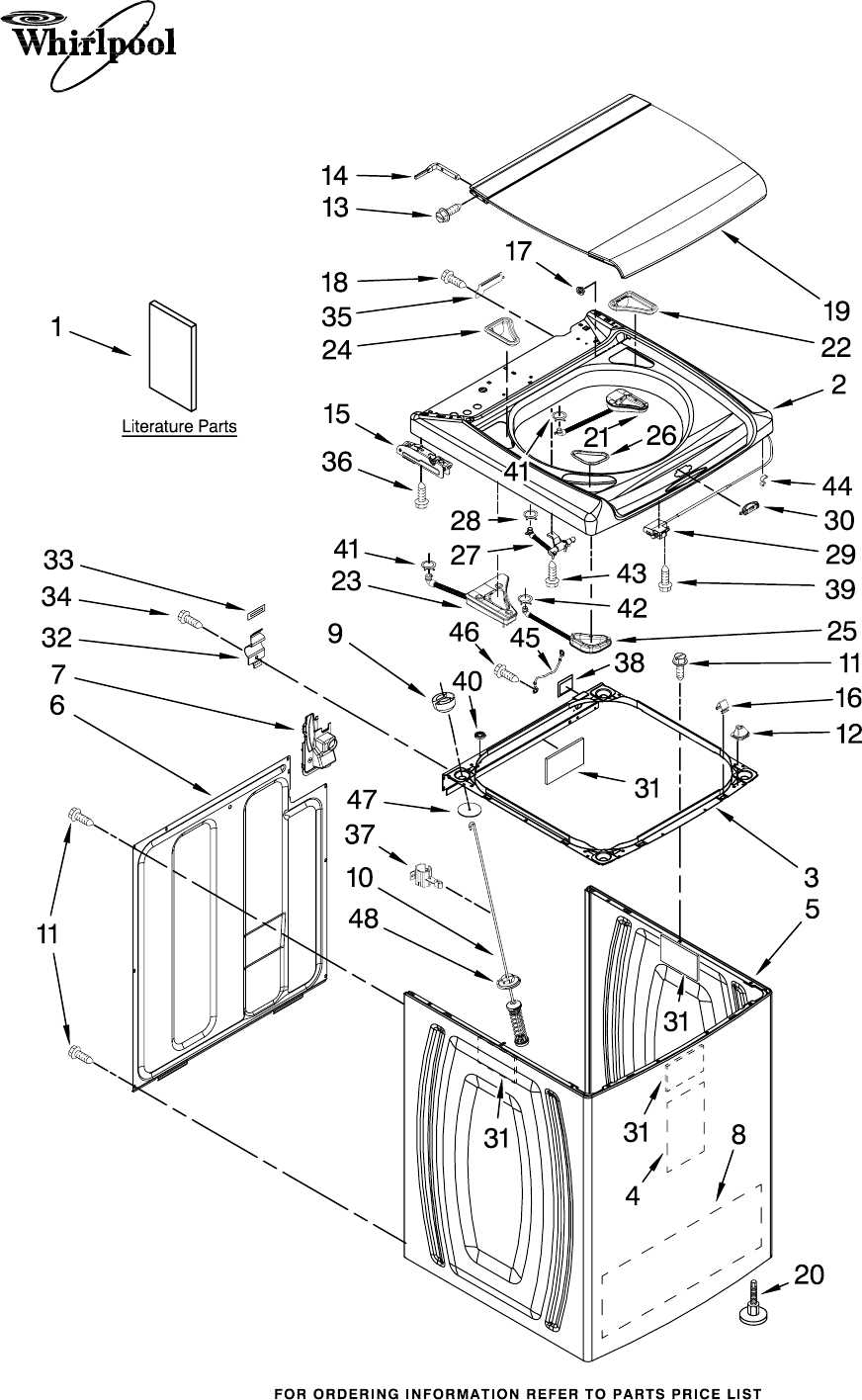 whirlpool cabrio platinum washer instruction manual