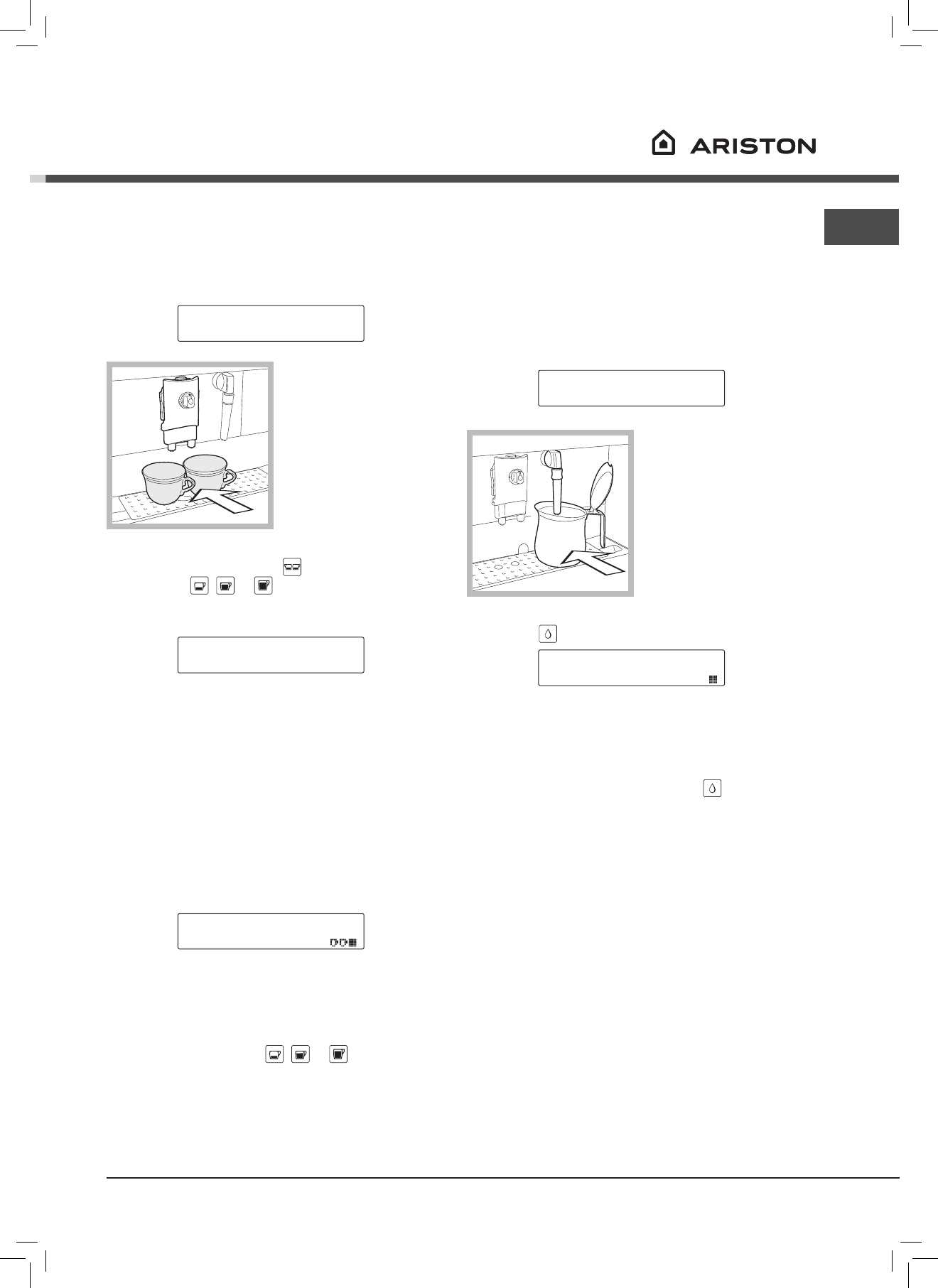 ariston washing machine instruction manual