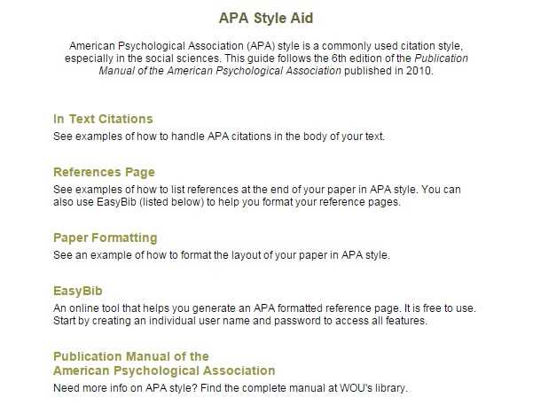 how to cite instruction manual apa